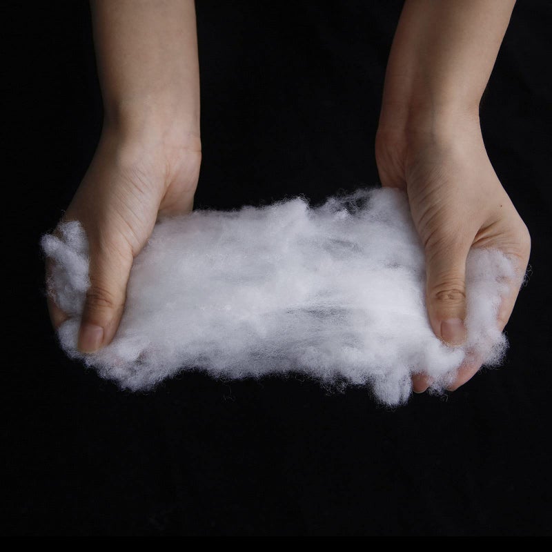 COSNIGHT 2.2 LB / 35.3 Ounce Premium Polyester Fiber Stuffing for Stuffed Animals, Pillows, Quilts, Paddings, Pouf, Fiberfill, Stuffing, Machine Washable, White - Image 4